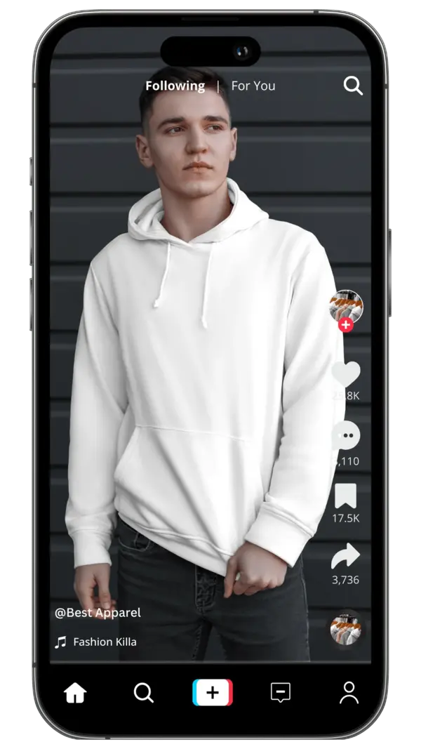 Apparel 2 - Tiktok Mockup