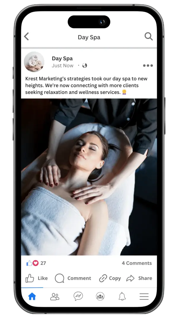 Day Spa 2 - Facebook Mockup (Light Version)