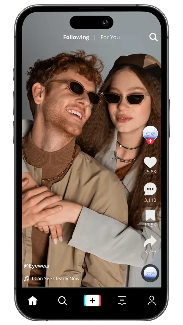Eyewear - Tiktok Mockup