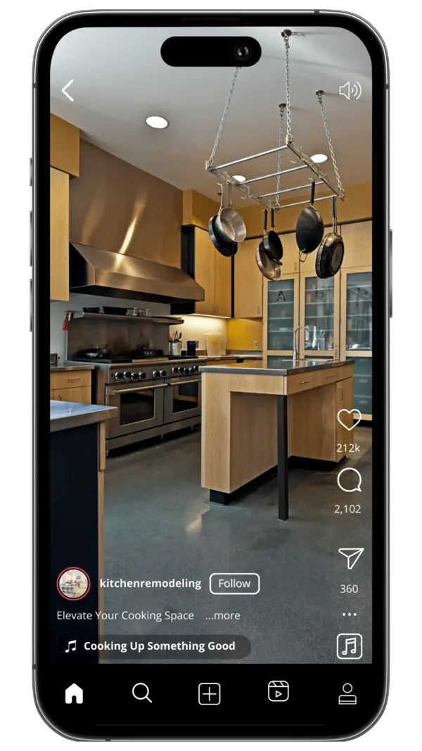 Kitchen Remodeler 2 - Instagram Reel Mockup